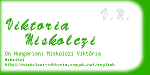 viktoria miskolczi business card